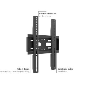 LWB3 Suport universal de perete pentru montarea verticală a ecranului de 32 “-43”